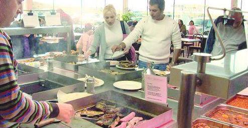 餐馆买张门票吃一天