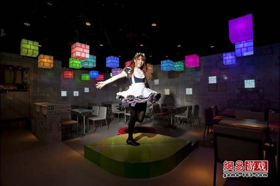 日本出现三维游戏女仆餐厅 打造真实游戏空间