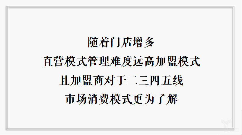直营与加盟的模式分析